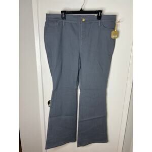 Ryegrass Women's High-Waisted Semi-Flare Jeans Grey NEW ~ Size 20W
